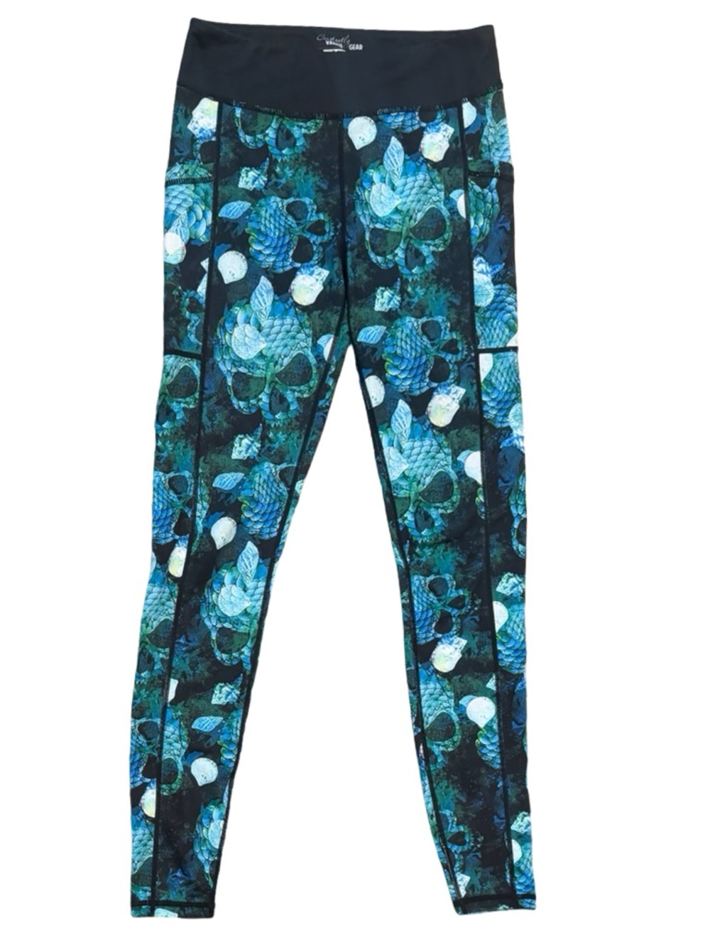 CVG Mermaid & Skull Print Leggings *Retired print
